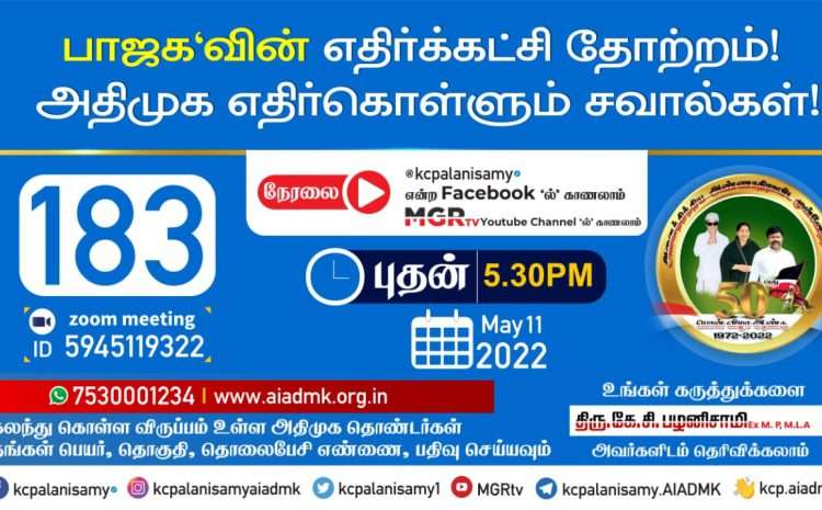  Zoom Meeting  – 11th May 2022